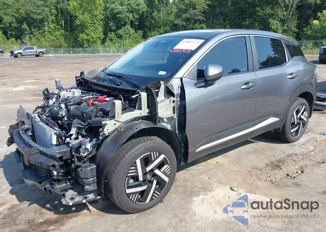 2025 Nissan Kicks Sv Fwd from USA, damaged, VIN 3N8AP6CA6SL314169